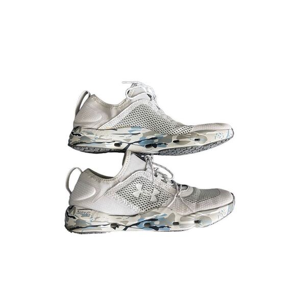 Under Armour Mens Gray Micro G Kilchis Camo Fishing Shoes Size 10 - Picture 8 of 11